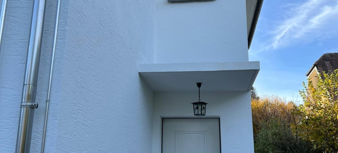 Réfection des façades en crépi isolant à Morges